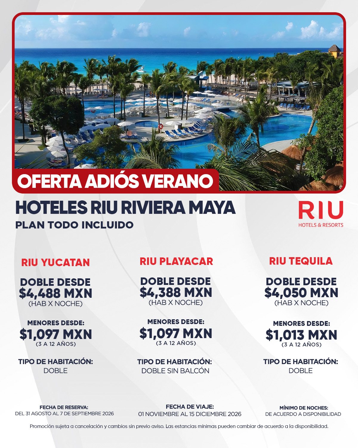 Hoteles Riviera Maya