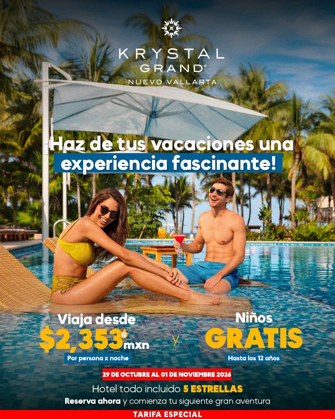 Promoción Krystal Grand Nuevo Vallarta