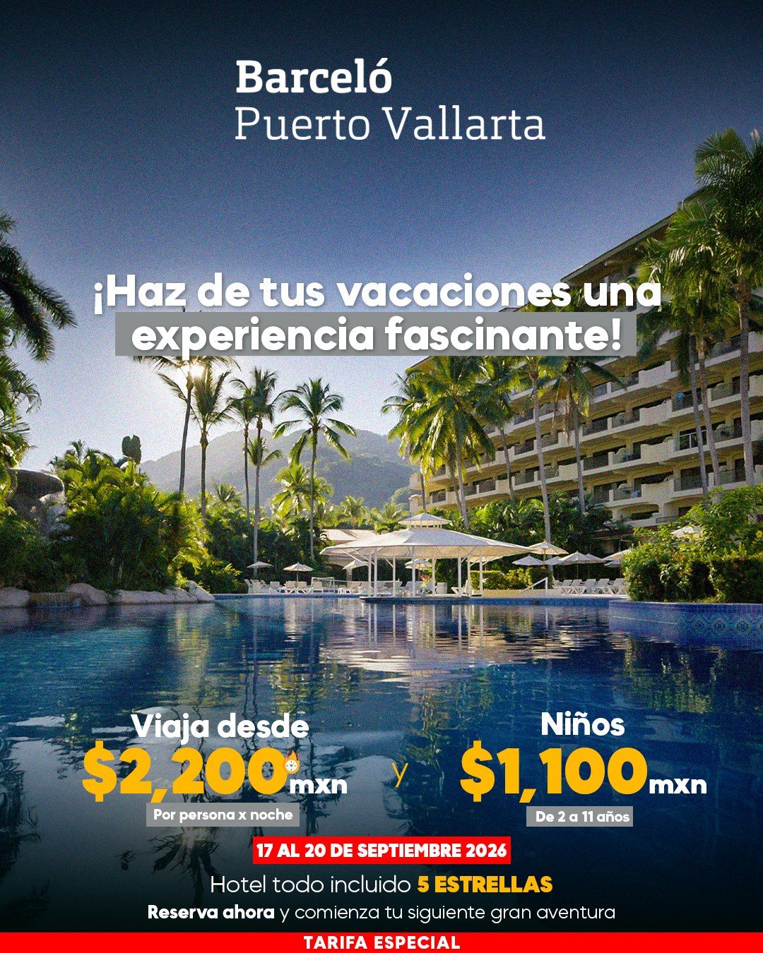 Promoción Barcelo Puerto Vallarta