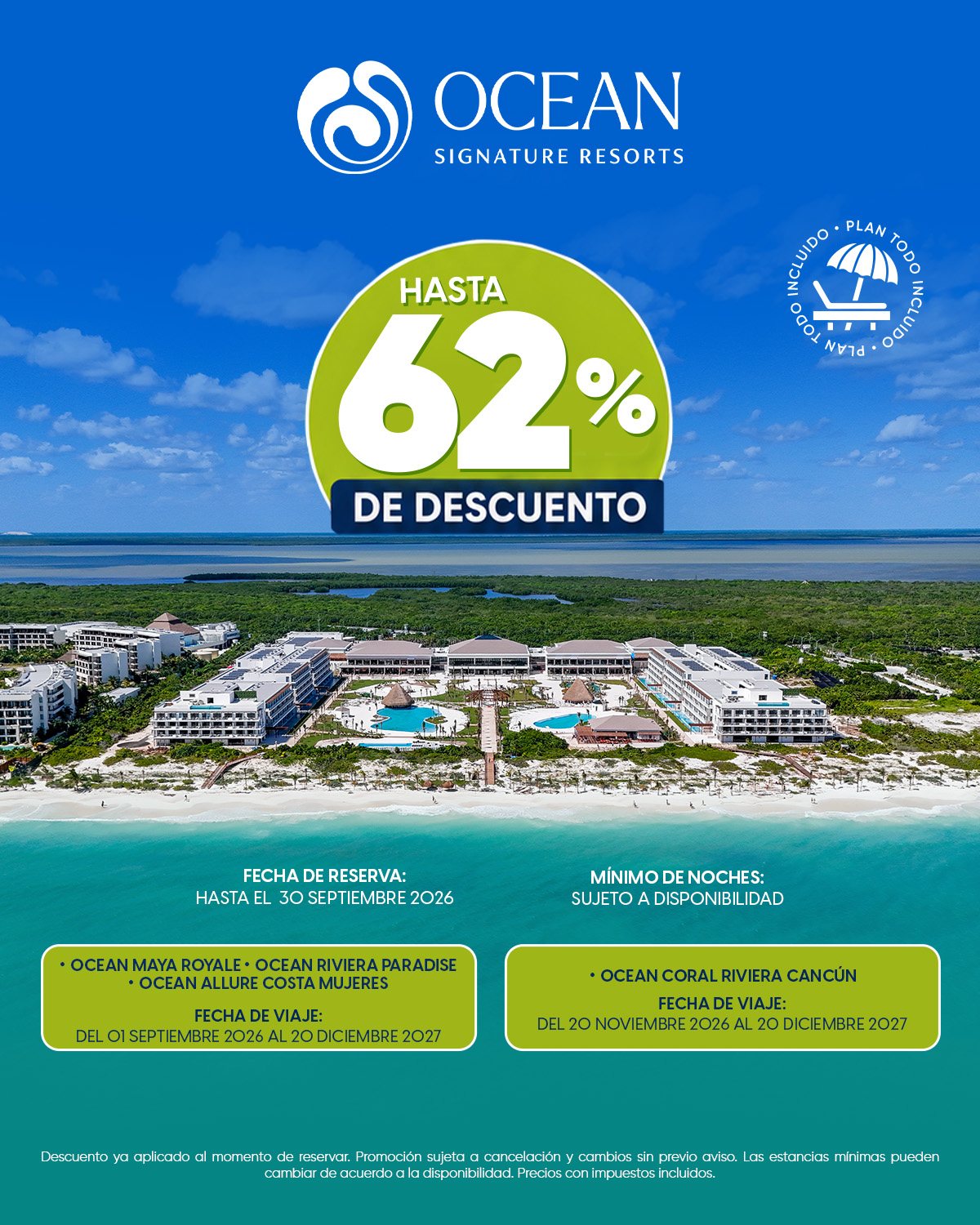 Ocean 62% De Descuento