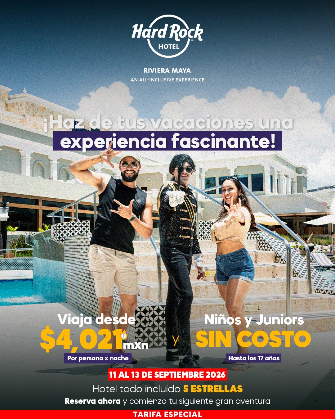 Promoción Hard Rock Riviera Maya